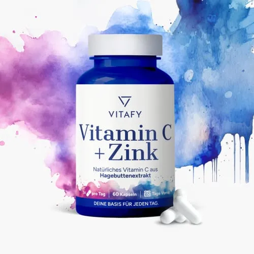 VITAFY Vitamin C + Zink (60 Kapseln) – Produktbild 1 von 1