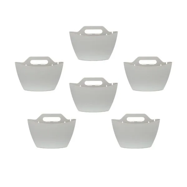 CitySens CitySens 6er-Pack Wand-Blumentopf, Gris, – Produktbild 2 von 3