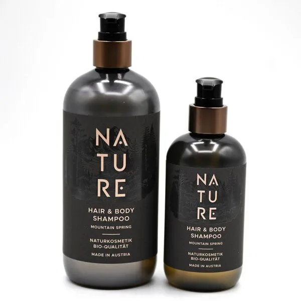 4betterdays 4betterdays Hair & Body Shampoo 'Mountain Spring' | Kunststoffgebinde mit Pumpfunktion – Produktbild 3 von 4