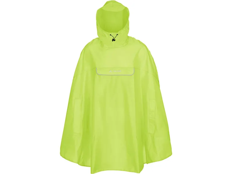 Vaude VAUDE Unisex-Regenponcho 'Valdipino', neon yellow uni, Gr. S – Produktbild 2 von 2