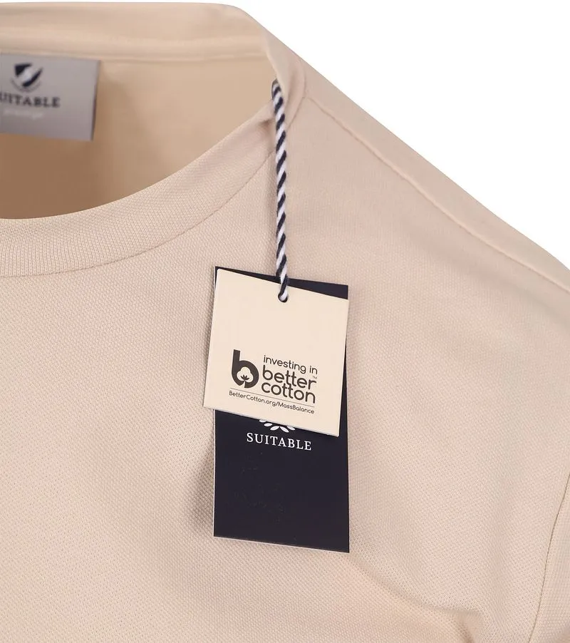 Suitable Suitable T-shirt Ono Beige - Größe L, Beige, – Produktbild 4 von 4