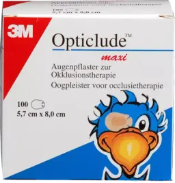 Solventum Germany OPTICLUDE 3M maxi 5,7x8 cm 1539/100 100 St – Produktbild 1 von 1