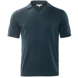 Living Crafts Living Crafts Bio-Herren-Polo-Shirt 'TAAROS' mit V-Ausschnitt – Produktbild 1 von 1