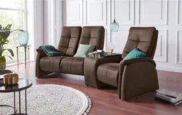 exxpo - sofa fashion 3-Sitzer Tivoli, Kinosofa mit Relaxfunktion, mit Ablagetisch und Stauraum, bequem und komfortabel, hohe Rückenlehne – Produktbild 1 von 1