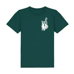 Spangeltangel Spangeltangel Kinder-T-Shirt "Lemuren", Biobaumwolle, Affe, Kurzarm – Produktbild 1 von 1