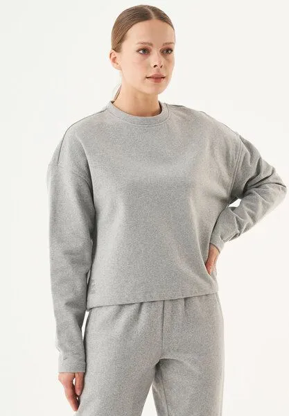 ORGANICATION ORGANICATION ESSENTIALS-SEDA- Sweatshirt aus Bio-Baumwolle, Grey melange, – Produktbild 3 von 3
