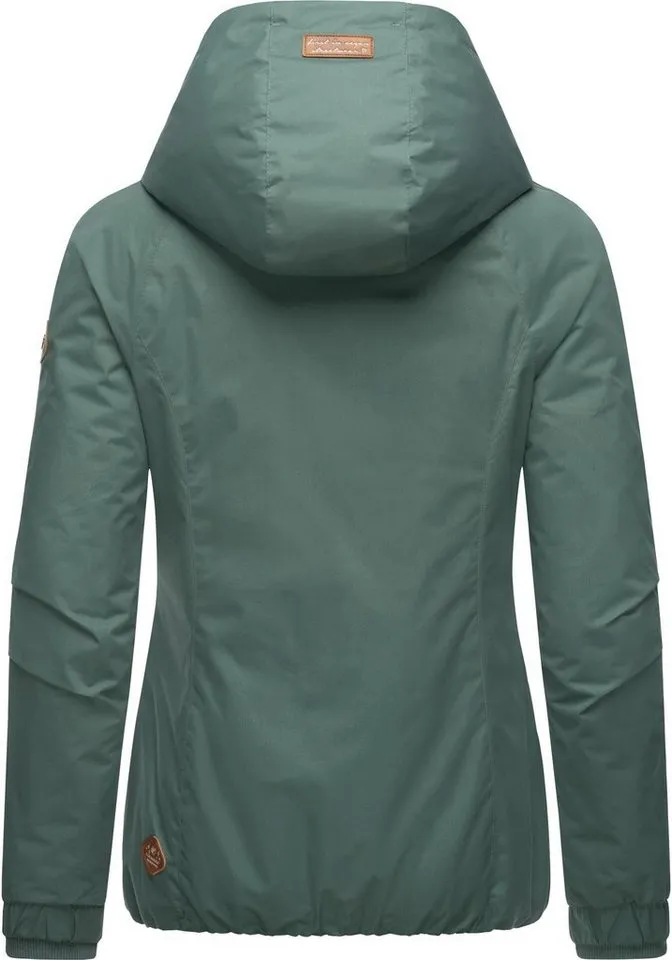 ragwear ragwear Winterjacke Dizzie Winter wasserdichte Outdoorjacke mit Kapuze für den Winter, Grün, – Produktbild 4 von 5
