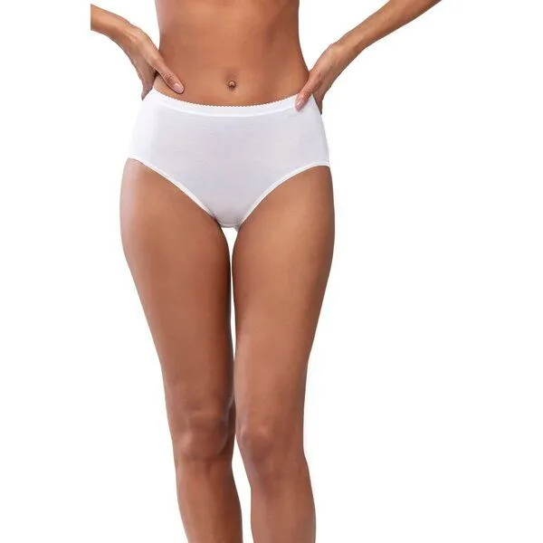 mey 2x Damen Taillen-Slip Mey Lights aus PIMA Baumwolle 89201, Weiss, – Produktbild 1 von 2