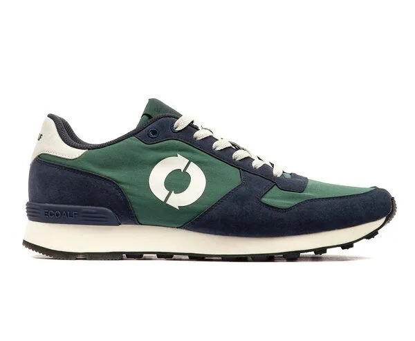 ECOALF ECOALF Retro Sneaker Herren - UCLA aus recyceltem Nylon, Cypress / navy (grün), – Produktbild 3 von 4
