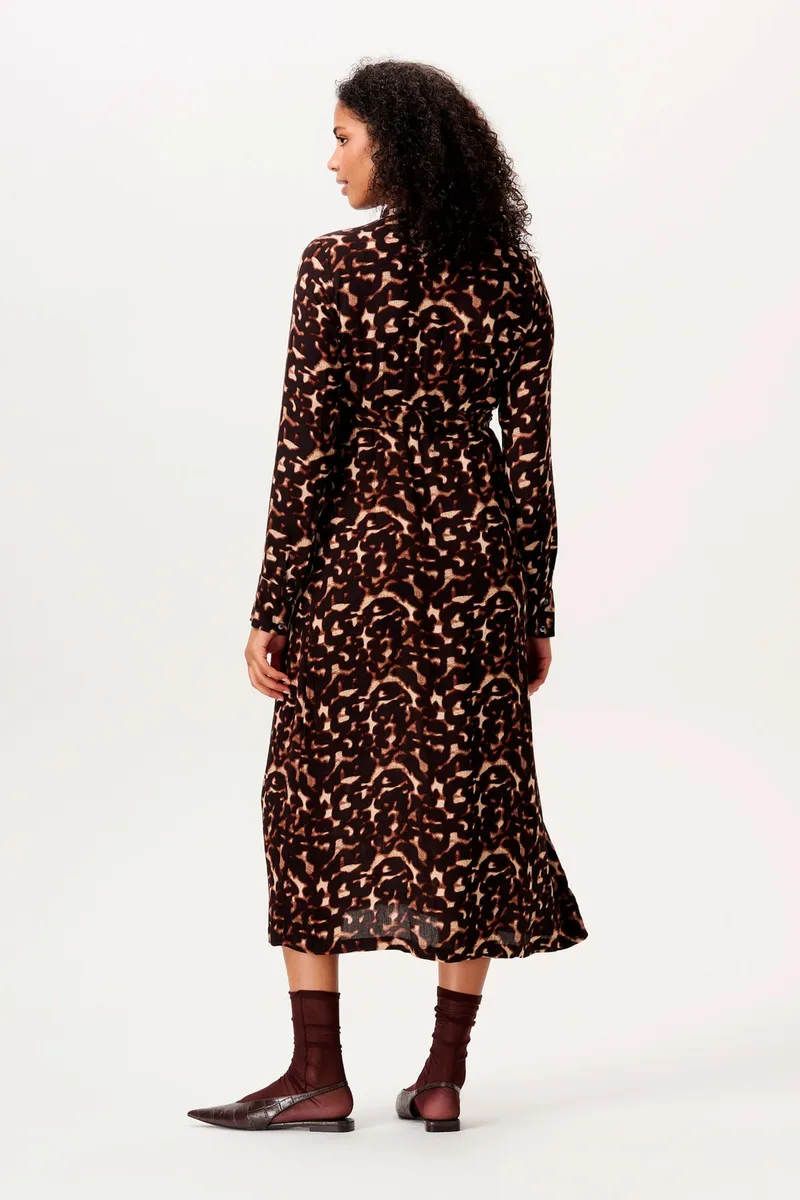 Noppies Maternity Still-Kleid all over print, Braun, – Produktbild 3 von 3