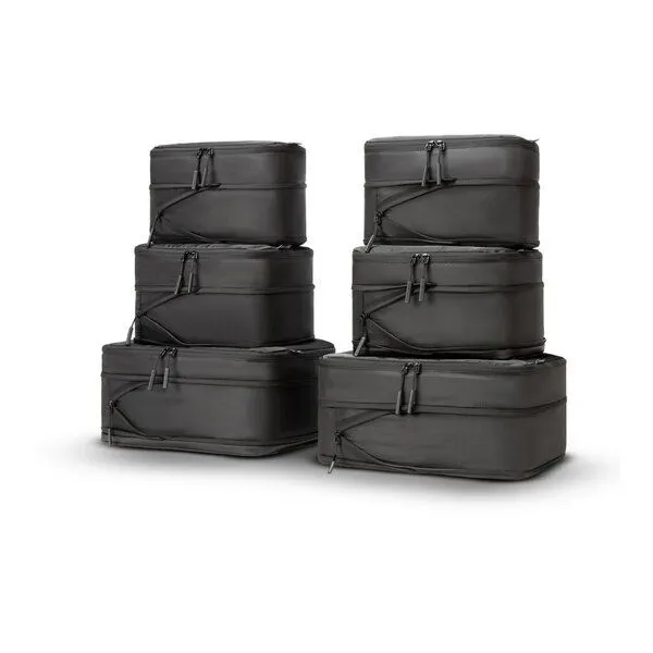 Remodius Remodius Packwürfel-Set 8-teilig – Koffer-Organizer mit Kompression, aus 100 % recyceltem Polyester – Produktbild 1 von 4