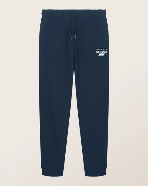 THE FACE OF ELEMENTS The Face of Elements Peak - Regular Fit Sweatpant aus 100% Bio-Baumwolle, Navy blue (blau), – Produktbild 3 von 3