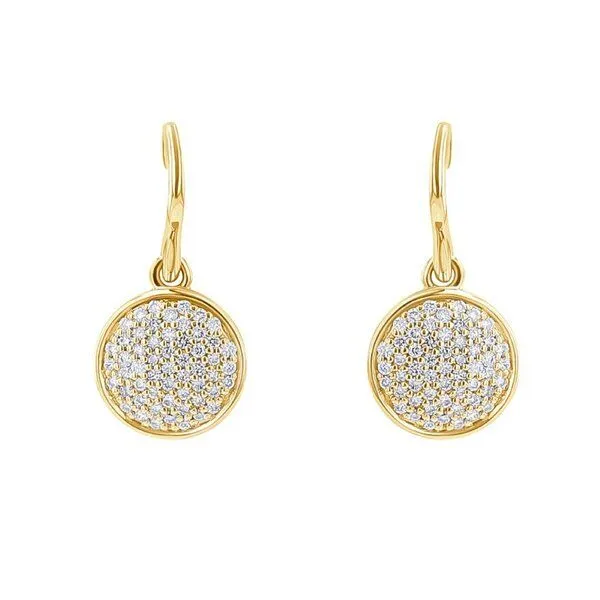 Eppi Eppi Hängeohrringe mit Lab Grown Diamanten Hallia, Gelb, – Produktbild 1 von 3
