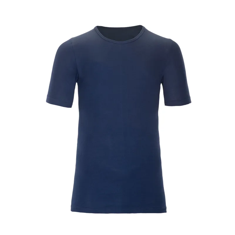 Living Crafts LIVING CRAFTS - Herren Kurzarm-Shirt - Blau (100% Bio-Baumwolle), Nachhaltige Mode, Bio Bekleidung, Blau, – Produktbild 4 von 4