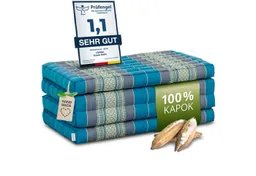 Klappmatratze Faltmatratze 80 cm (Classic) - 200x80x8cm, livasia, 8 cm hoch, Kapok, vegan, handgefertigt – Produktbild 1 von 1
