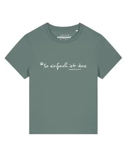 watapparel watapparel T-Shirt Frauen So einfach ist das – Produktbild 1 von 1