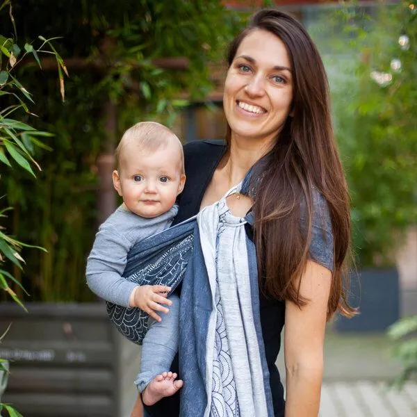 Hoppediz Hoppediz Babytragetuch - Ring-Sling kbA, Sapporo, – Produktbild 4 von 4