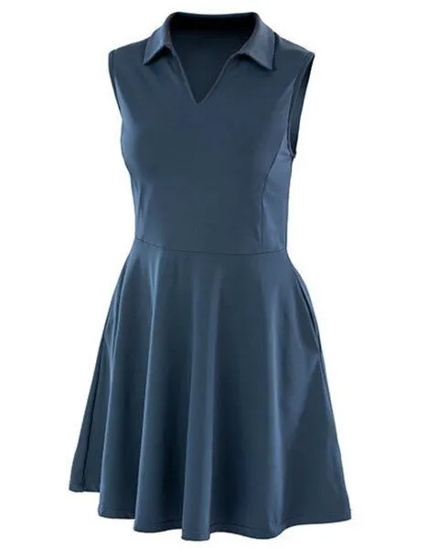 Result Genuine Recycled Result Genuine Recycled Recyceltes Fitnesskleid für Damen, Navy, – Produktbild 2 von 3