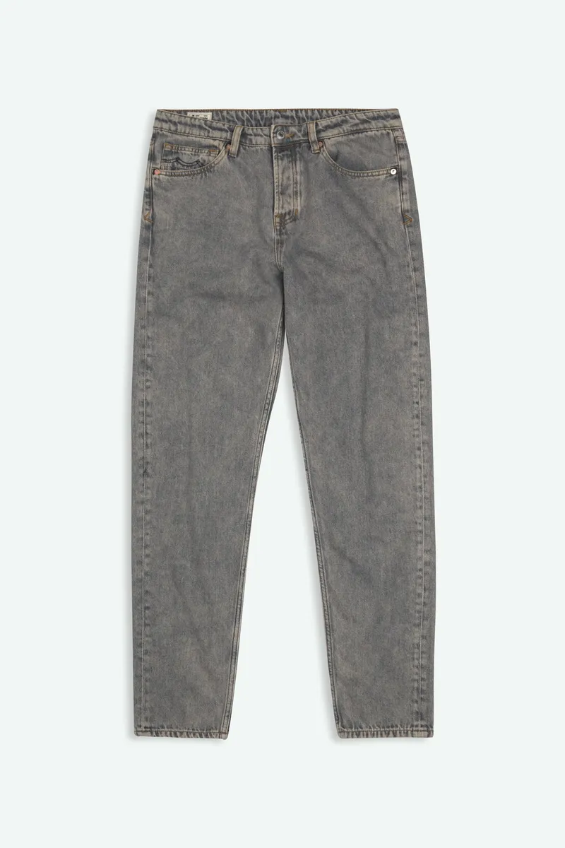 Kings Of Indigo Kings of Indigo Herren vegan Jeans Sushan Well Grey Mid Marble, Grau, – Produktbild 1 von 1