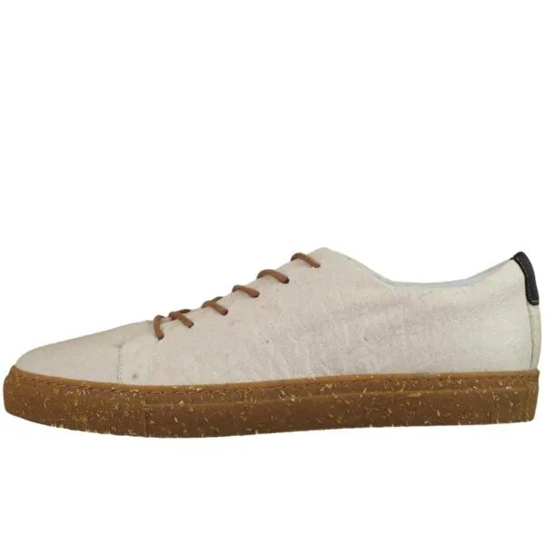 SORBAS SORBAS '02 Ananasfaser Sneaker, Cream + black (weiß), – Produktbild 1 von 4