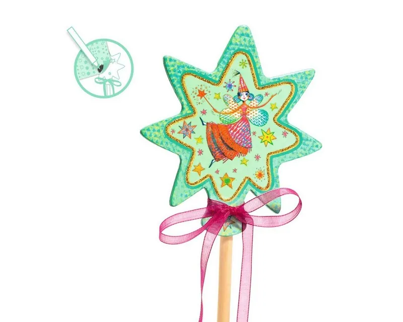 DJECO Kreativset DIY: Zauberstab Kleine Feen Bastelset DJ07950 – Produktbild 4 von 5