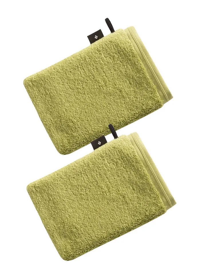 VOSSEN VOSSEN Handtücher Handtücher Collection Vegan Life, Frottier (Packung, 2-St), Grün, – Produktbild 1 von 3
