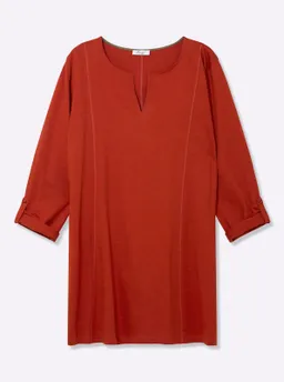 sheego Longshirt rostrot – Produktbild 1 von 1