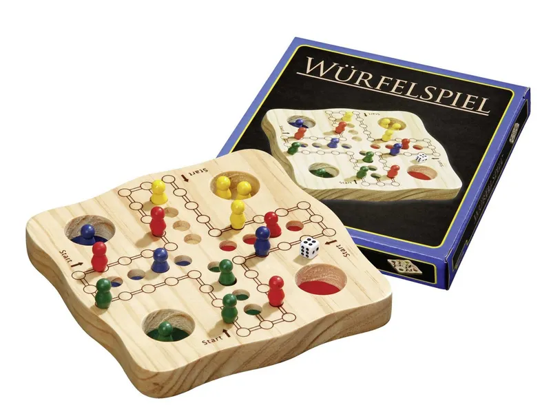 Philos Philos Spiel Philos 3186 - Würfelspiel, klein, Reisespiel, Holz, 15x15cm – Produktbild 1 von 1