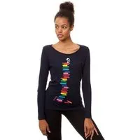 FellHerz FellHerz Damen Longsleeve Books Girl Bio Fair – Produktbild 1 von 1