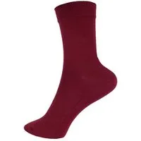 grödo Grödo Damen Socken uni Bio Baumwolle Elasthan, Burgundy, – Produktbild 1 von 1