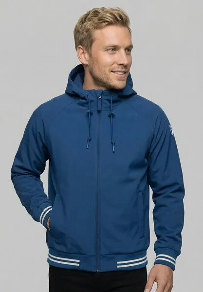 derbe derbe Softshelljacke „Helgoby“, Navy peony navy peony, – Produktbild 1 von 4