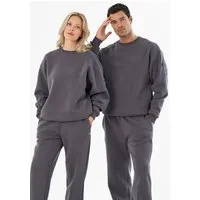 ORGANICATION ORGANICATION SAYLORR | Essentials Travel Unisex Sweatshirt aus Bio-Baumwolle und recyceltem Polyester, Shadow, – Produktbild 1 von 1