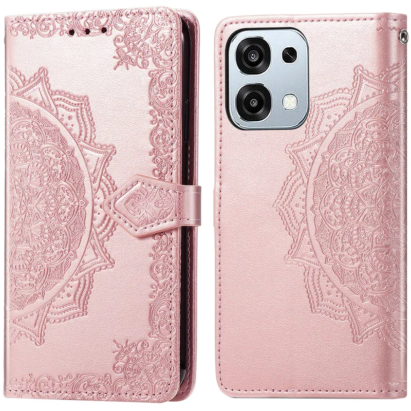 imoshion imoshion Mandala Klapphülle für das Oppo A6 Pro (5G), Rosegold, – Produktbild 1 von 1