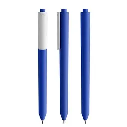 prodir Pigra P03 Soft Touch Push Kugelschreiber, Dark Blue-White – Produktbild 1 von 1