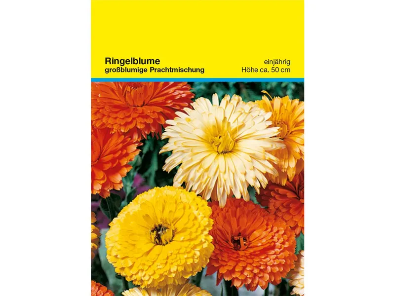 Samentütchen 'Ringelblume' mit 1-4 farbigem individuellen Aufdruck – Produktbild 1 von 1