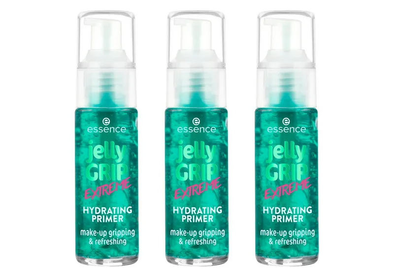 Essence Primer jelly GRIP EXTREME HYDRATING PRIMER, 3-tlg., Vegan, feuchtigkeitsspendend, Grün, – Produktbild 1 von 3