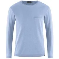HempAge HempAge Herren Sommer Pullover Hanf/Bio-Baumwolle, Water (blau), – Produktbild 1 von 1