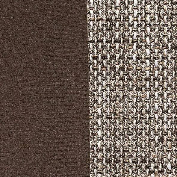 DOMO collection Polsterhocker SARAFINA 61x61 cm, hochwertig und komfortabel, Beige|braun, – Produktbild 4 von 5