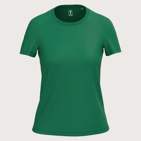 YTWOO YTWOO Regular Damen T-Shirt Light, Kelly green, – Produktbild 3 von 3