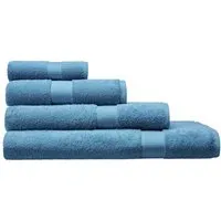 Cotonea Cotonea Bio Frottier-Handtuch, Atlantik (blau), – Produktbild 1 von 1