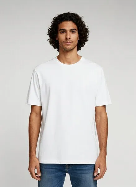 UNIPOLAR UNIPOLAR Basic T-Shirt Modell: Creative, White, – Produktbild 1 von 2