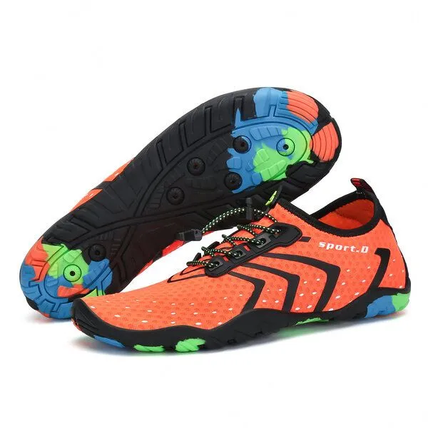 SAGUARO SAGUARO Badeschuhe vegan Barfußschuhe, Orange, – Produktbild 1 von 4