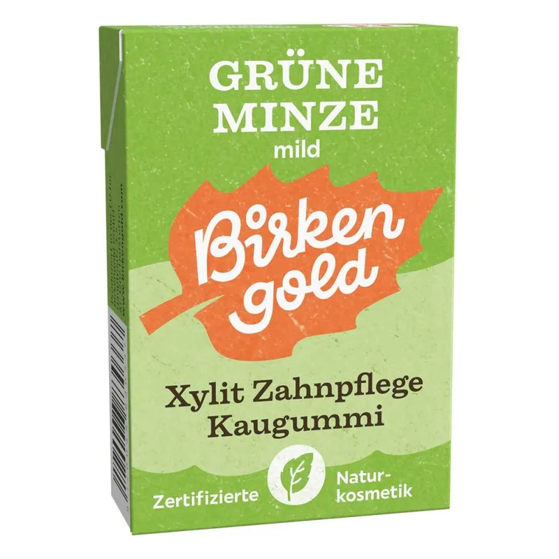 Birkengold Birkengold Minz-Kaugummi zur Zahnpflege – Produktbild 1 von 2