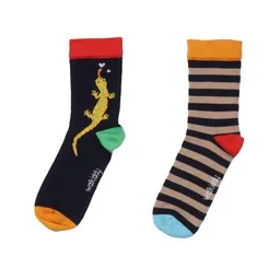 Walkiddy Baby Socken Bio-Baumwolle dunkelblau GOTS zertifiziert weiche Bündchensocken von Walkiddy vegan elastisch atmungsaktiv nachhaltige Erstlingssocken für Neugeborene und Babys – Produktbild 1 von 1