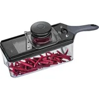 Gemüsehobel "Vario" mit Auffangbehälter, schwarz – Produktbild 1 von 1