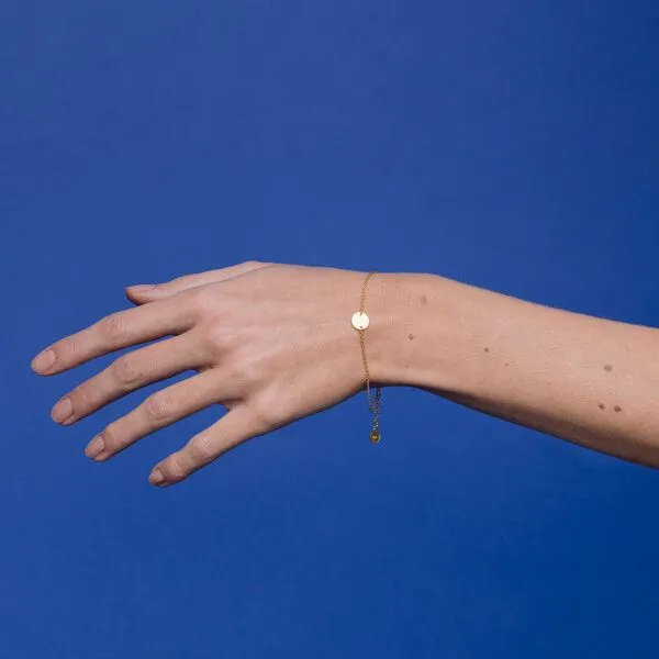 fejn jewelry fejn jewelry Armband 'disc', Gold, – Produktbild 1 von 3