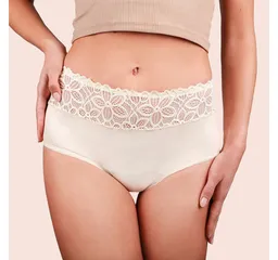 Taynie Taynie Periodenslip Deluxe extra stark - Periodenunterwäsche starke Blutung - Damen (1-St., 1er-Pack) Auslaufsichere Periodenunterwäsche / Periodenslip aus Bio Baumwolle – Produktbild 1 von 1