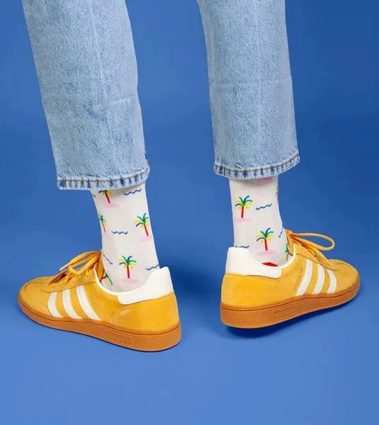 DillySocks DillySocks Socken Palm Paradise aus Biobaumwoll-Mix, Mehrfarbig, – Produktbild 4 von 4