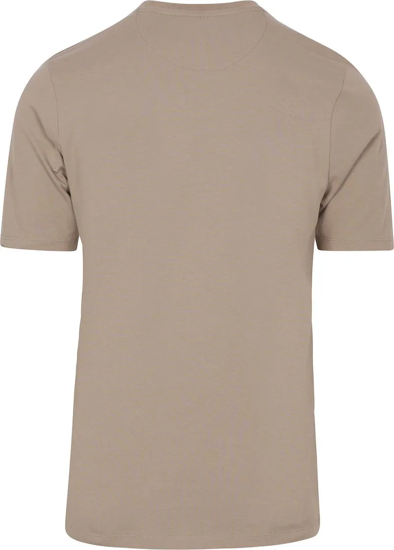 Suitable Suitable Respect T-shirt Tim Taupe - Größe XL, Taupe, – Produktbild 4 von 5