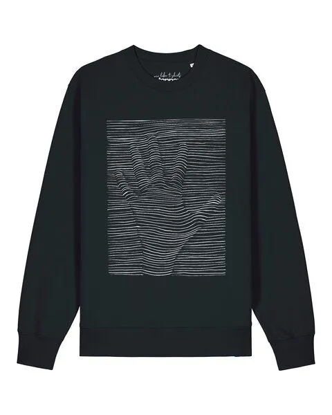 watapparel watapparel Sweatshirt Unisex 3Dillusion, Black, – Produktbild 1 von 2